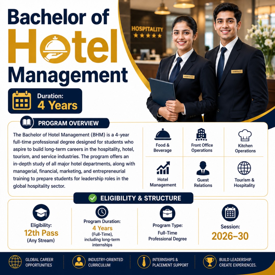 Bachelor of Hotel Management 